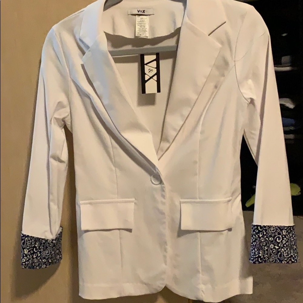 White blazer